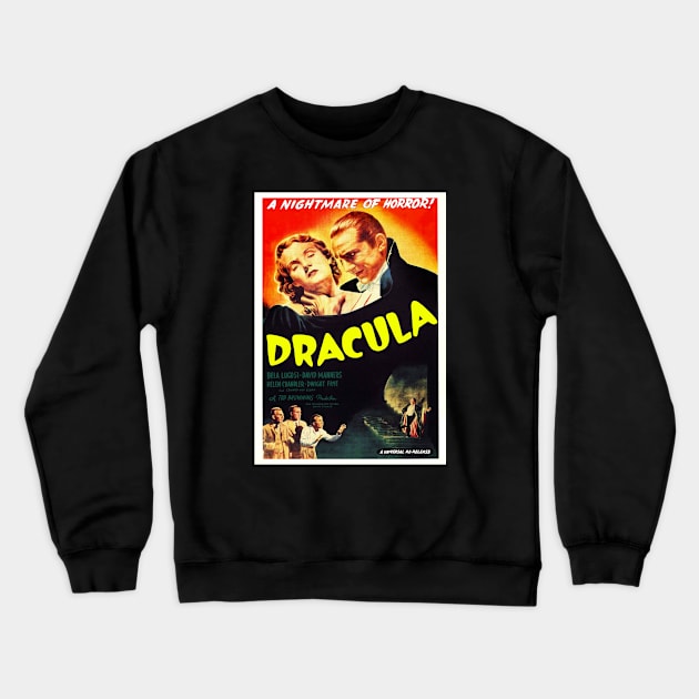 Dracula (1931) 1 Crewneck Sweatshirt by GardenOfNightmares